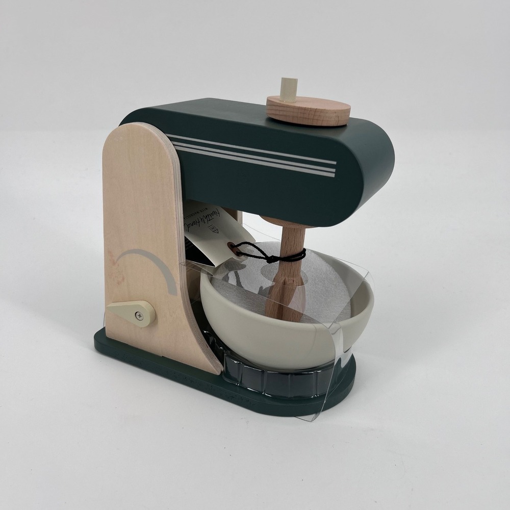 Hearth & Hand with Magnolia Kids Wooden Kitchen Mixer Toy Set Green 2pc NEW